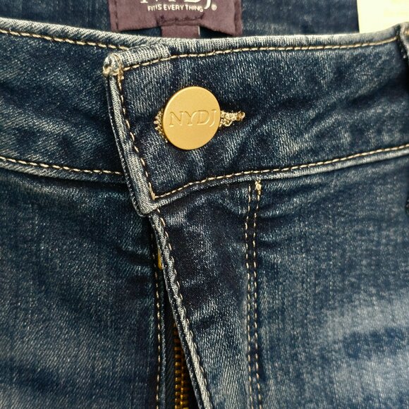 NWT NYDJ Marilyn Straight Ankle Jeans Size 12 Blue - Picture 4 of 8